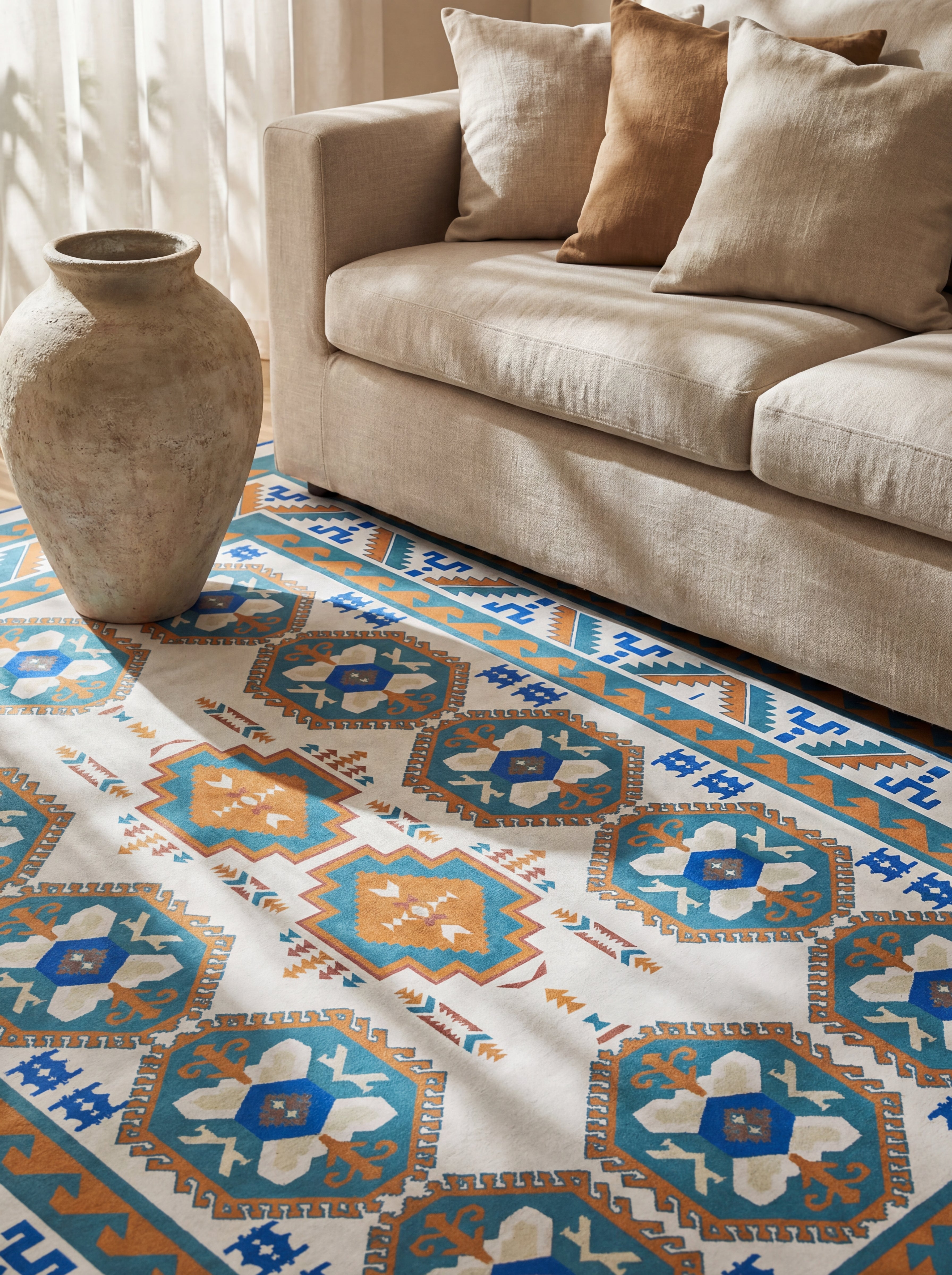 Aztec Angles Ocean